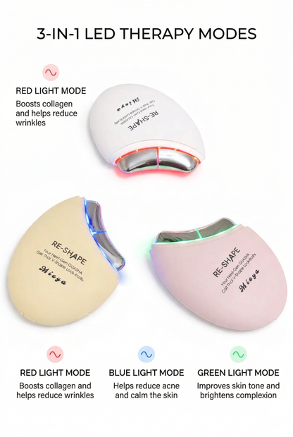 Mieya Re-Shape 3-in-1 Heat & LED Electric Gua Sha