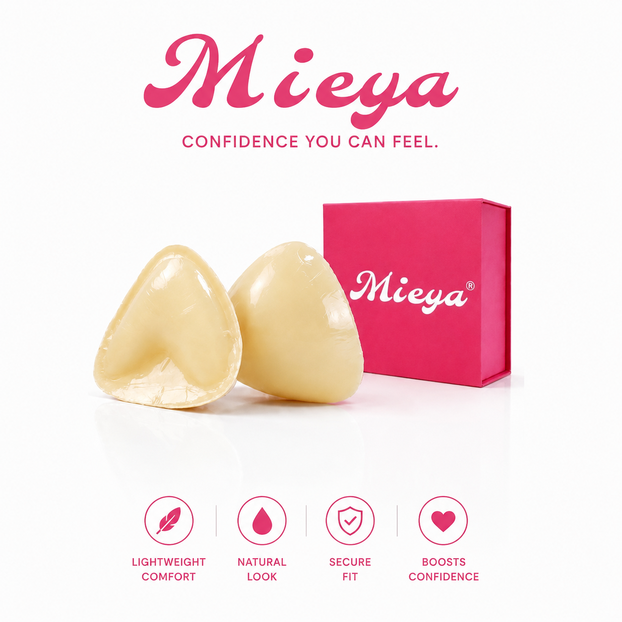 MIEYA® Double Side Adhesive Silicone Lift Bra Pad for Women