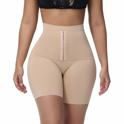 MIEYA® Seamless Waist Trainer Shorts women's tummy control compression shapewear with high-waist design and butt-lifting effect