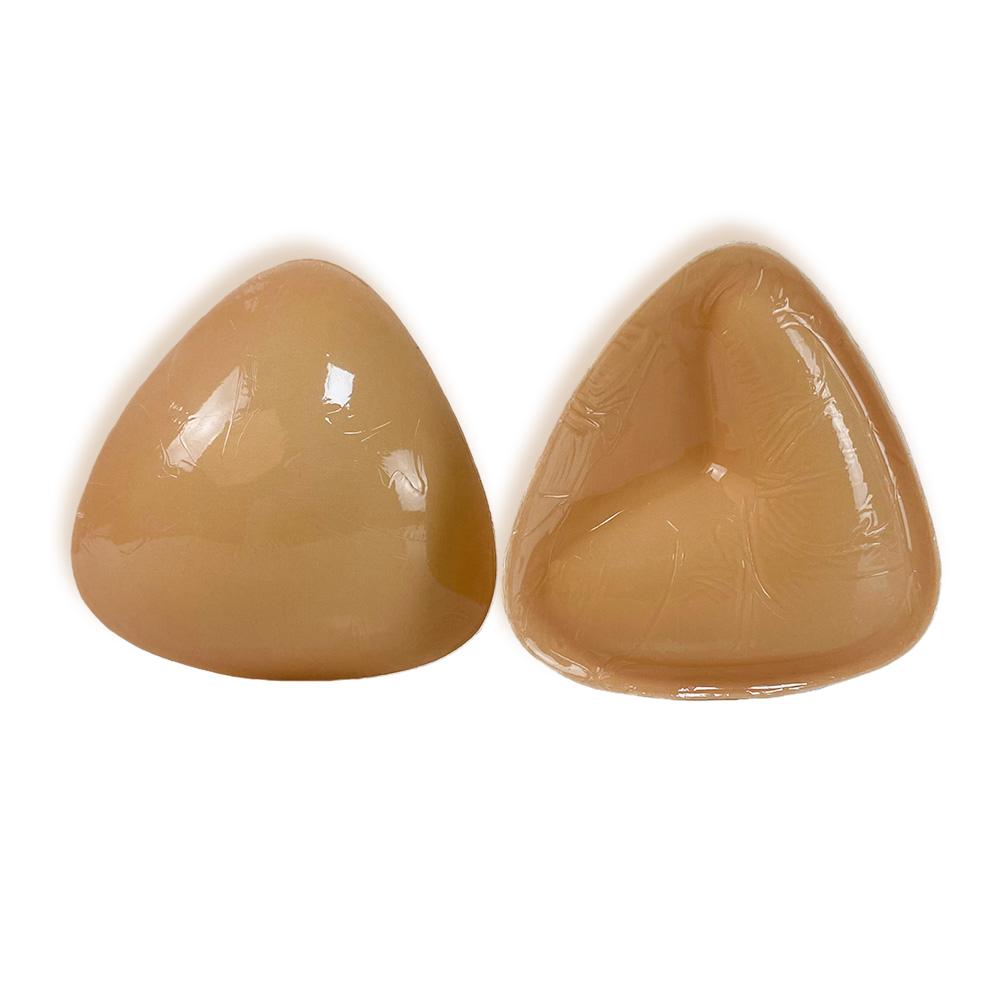 Mieya Double Side Adhesive Sticky Pushup Silicone Bra Instant Sticky Triangle Nipple Cover Bra Pad for Women