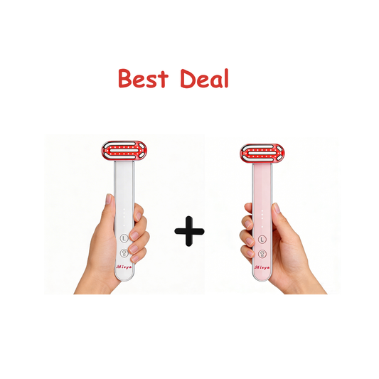 Mieyaskin Pro Red Light Therapy Face LED Device - Duo Pack